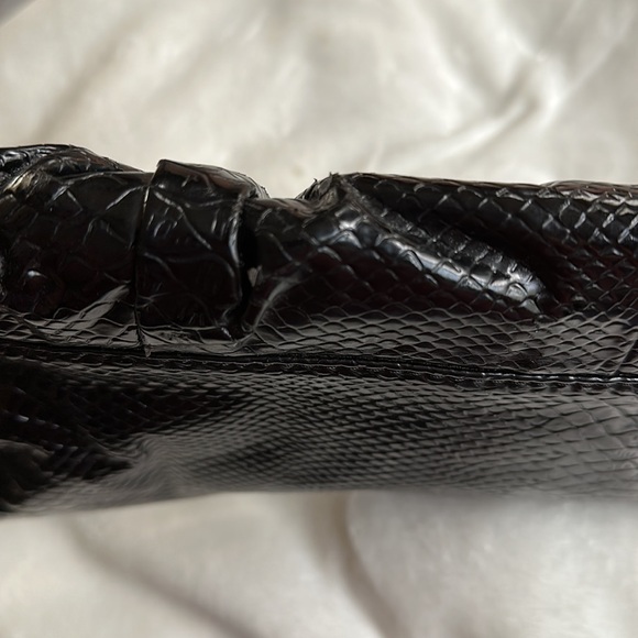 CL by Laundry Black Snakeskin Clutch - Picture 5 of 5